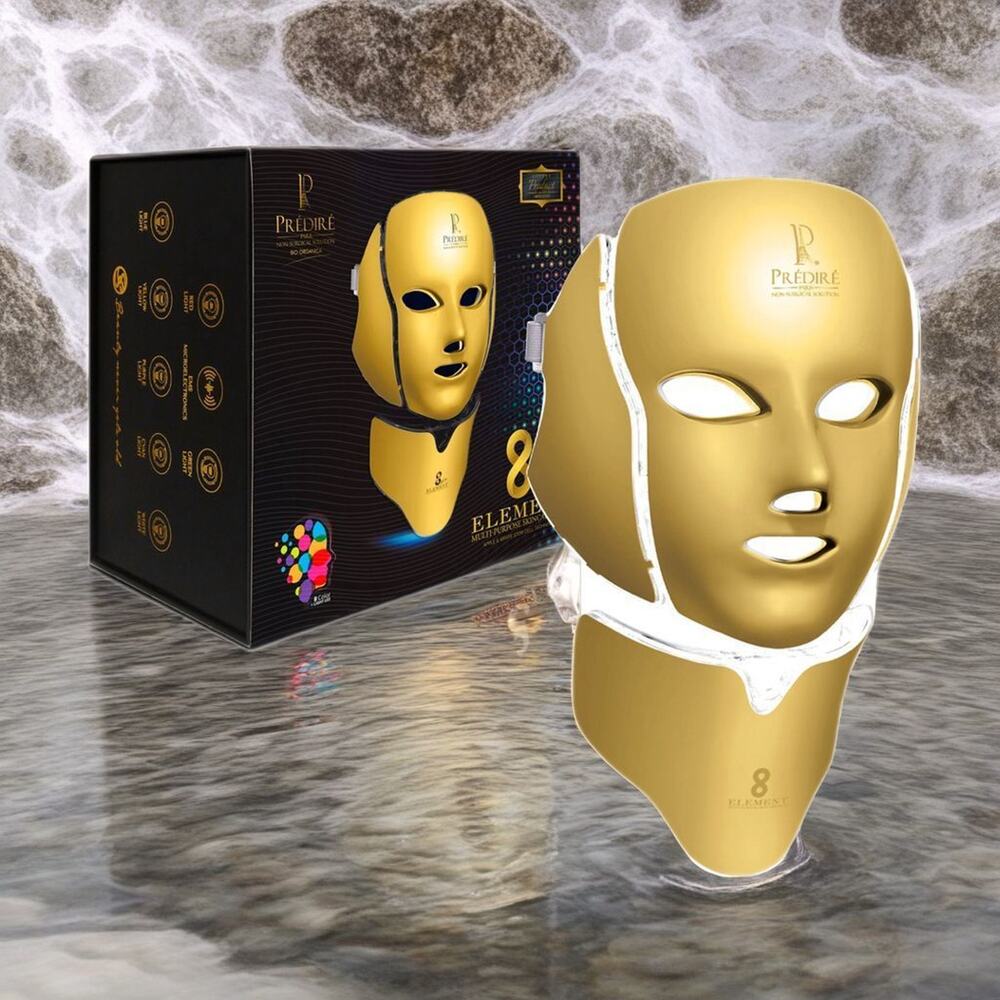 PREDIRE PARIS 8 Element Multi-Purpose Skincare Mask (GOLD) LED Treatment